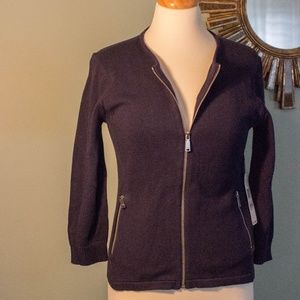 Navy Ralph Lauren zip up sweater